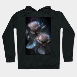 Iridescent pastel roses1 Hoodie